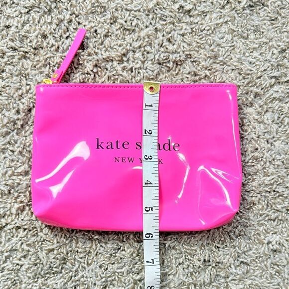 Kate Spade Hot Pink Cosmetic Makeup Bag - Picture 3 of 5